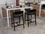 Grayson Bar Stool - Black - Custom Upholstered