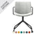 Flow Chair - Arms - Swivel Base with Castors