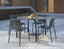 Roku Round Dining Table 120cm - Outdoor - Charcoal
