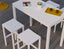 Halki Stool - Outdoor - White 