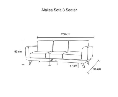 3 Seater Sofa Brown Fabric Lounge Set for Living Room Couch with Solid Wooden Frame