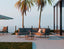 Aluna Sofa Left End Open - Charcoal - Outdoor