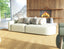 Atticus Modular Sofa - Config F or G Curved Open End - Ivory Cream