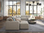Atticus Modular Sofa - Config A or B Chaise Return - Oyster Grey - Right Chaise Return