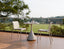 Kora Cafe Table 71cm Dia - Outdoor - Latte - Dune Ceramic Top