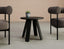 Mateo Side Table - Round - Black Ash - 50cm