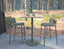 Roku High Bar Teak Table - Outdoor - Eucalyptus Green