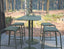 Roku Rectangle High Bar Table - Outdoor - Matte Green
