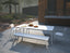 Roku Dining Table 160cm - Outdoor - White