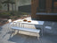 Roku Dining Table 220cm - Outdoor - White