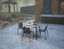 Roku Round Dining Table 120cm - Outdoor - Charcoal