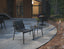 Roku Lounge Chair - Outdoor - Charcoal - Chair with Granite Grey Cushion
