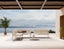 Seville Config I Corner Sofa - Latte - Outdoor - Husk Cushions + Teak Top