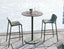 Roku Solara Compact Laminate High Bar Table - Outdoor - Eucalyptus Green - 65x65 Top