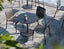 Roku Solara Compact Laminate Cafe Table - Outdoor - Charcoal - 75 Dia Top