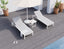 Alvor Sun Lounge - White - Light Grey Mesh