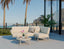 Delmar Config C - Outdoor - Latte - Husk Cushions