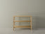 Nordica Small Bookshelf - 2 Tier - Solid Oak