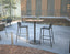 Roku High Bar Teak Table - Outdoor - Charcoal