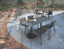 Roku Rectangle Cafe Table - Outdoor - Charcoal