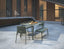 Roku Bench 120cm - Outdoor - Eucalyptus Green - Bench with Granite Grey Cushion