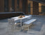 Roku Bench 190cm - Outdoor - White