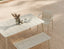 Roku Bench 120cm - Outdoor - Latte - Bench with Sandy Grey Cushion