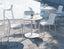 Roku Solara Compact Laminate Cafe Table - Outdoor - White