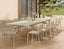 Arken Table - Outdoor - Extendable - Latte - Dune Ceramic Top