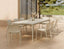 Arken Table - Outdoor - Extendable - Latte - Dune Ceramic Top