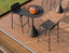 Kora High Bar Table - Outdoor - Charcoal - Basalt Ceramic Top