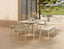 Roku Bench 120cm - Outdoor - Latte - Bench with Granite Grey Cushion