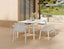 Roku Bench 120cm - Outdoor - White - Bench with Husk Cushion