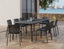 Roku Dining Table 220cm - Outdoor - Charcoal - Basalt Ceramic