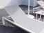 Alvor Sun Lounge - White - Light Grey Mesh