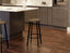 Atlas Bar Stool - Black - Fabric Seat