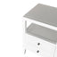 Davos White Side Table 50cm