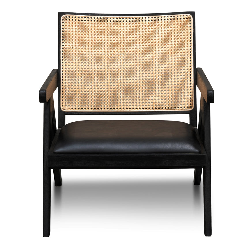 Rattan Armchair - Black