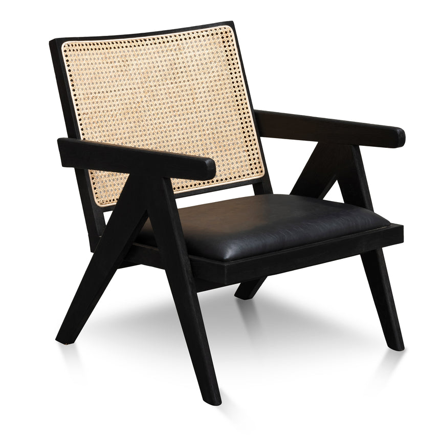 Rattan Armchair - Black