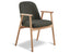 Lina Armchair - Natural - Hunter Green Fabric