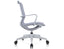 Lunar Low back Office Chair - Light Grey Frame - Light Grey Mesh