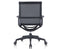 Lunar Low Back Office Chair - Black Frame - Black Mesh