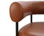 Marlowe Occasional Chair - Black Legs - Retro Brandy PU