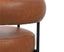 Marlowe Occasional Chair - Black Legs - Retro Brandy PU