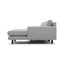 3 Seater Right Chaise Sofa - Graphite Grey with Black Legs - Last one