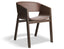 Merano Armchair - Upholstered Seat and Back - by TON