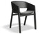 Merano Armchair - Upholstered Seat and Back - by TON
