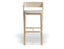 Merano Bar Stool - Upholstered Seat and Veneer Back - by TON