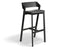Merano Bar Stool - Upholstered Seat and Veneer Back - by TON