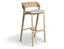 Merano Bar Stool - Upholstered Seat and Veneer Back - by TON